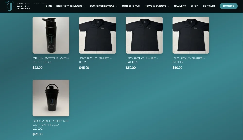 Joondalup Symphony Orchestra - Online Shop
